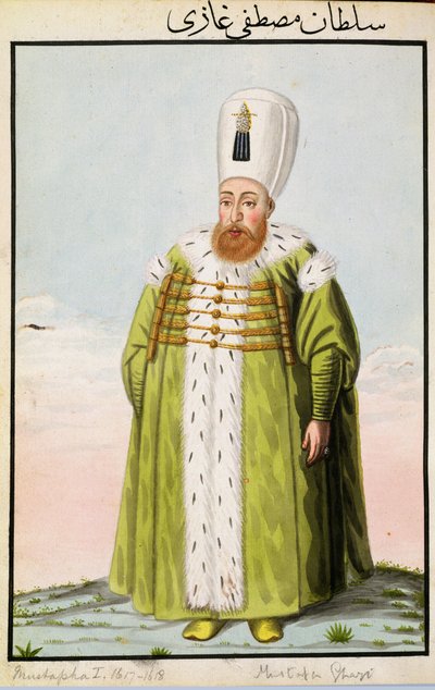 Mustapha I, Sultan 1617-18, 1622-23 by John Young